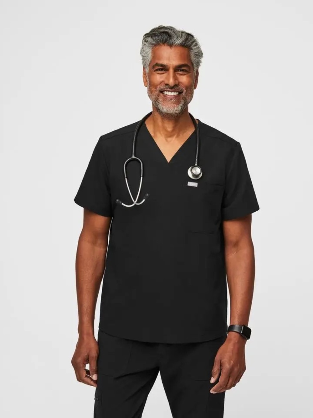 Figs Size M Chisec Scrub Top - Black